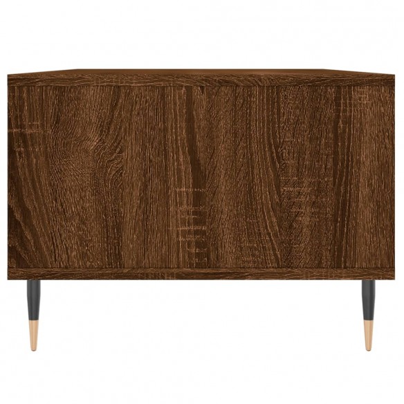 Table basse Chêne marron 90x50x36,5 cm Bois d'ingénierie