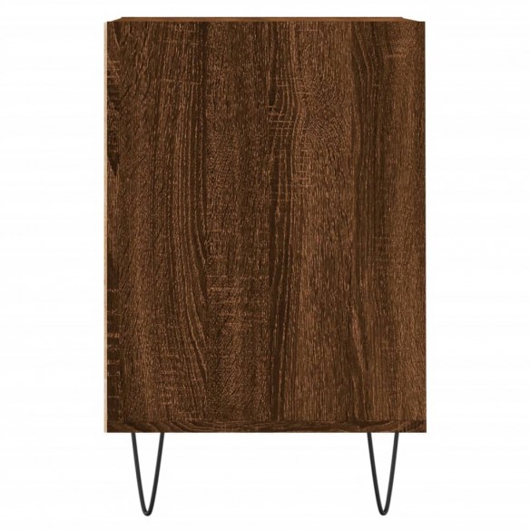 Meuble TV Chêne marron 100x35x55 cm Bois d'ingénierie