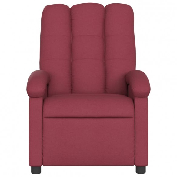 Fauteuil inclinable Rouge bordeaux Tissu