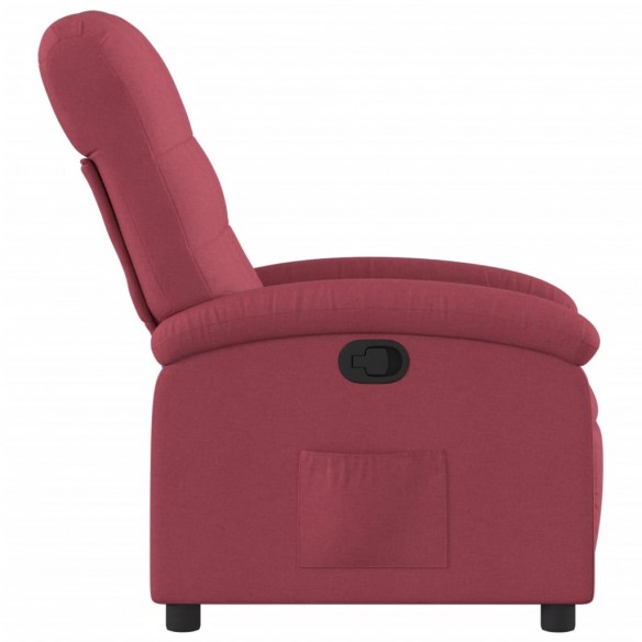 Fauteuil inclinable Rouge bordeaux Tissu