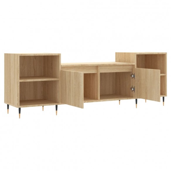 Meuble TV Chêne sonoma 160x35x55 cm Bois d'ingénierie