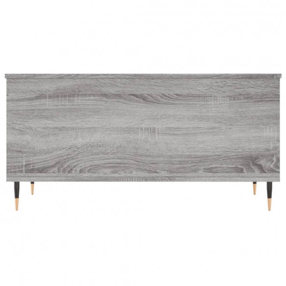 Table basse Sonoma gris 90x44,5x45 cm Bois d'ingénierie