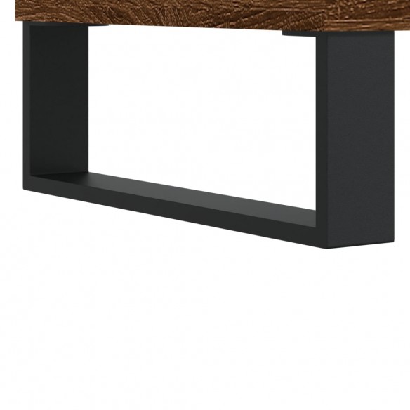 Table de chevet chêne marron 40x35x50 cm bois d’ingénierie