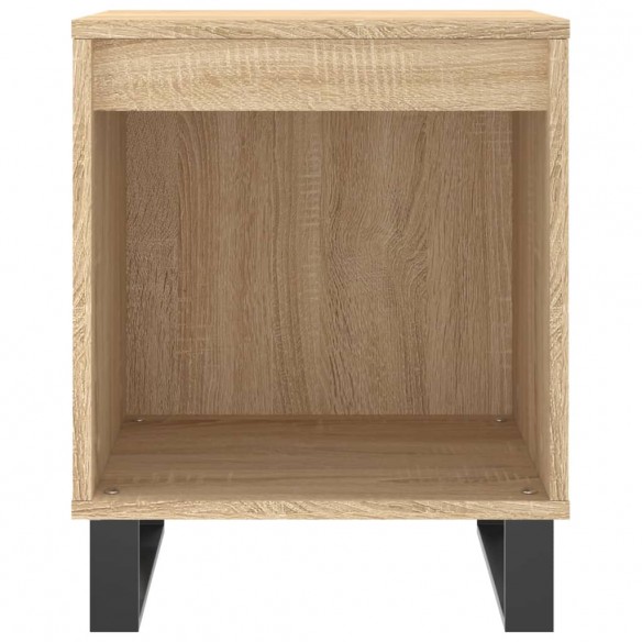 Table de chevet chêne sonoma 40x35x50 cm bois d’ingénierie