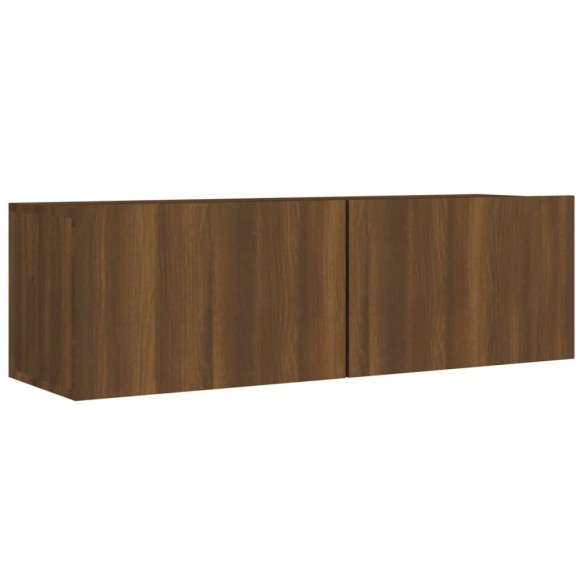 Ensemble de meubles TV 4 pcs Chêne marron Bois d'ingénierie