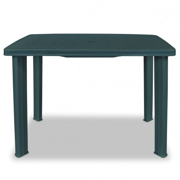 Table de jardin Vert 101 x 68 x 72 cm Plastique