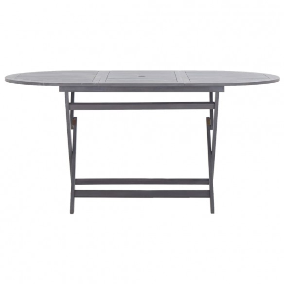 Table pliable de jardin 160 x 85 x 75 cm Bois d'acacia massif