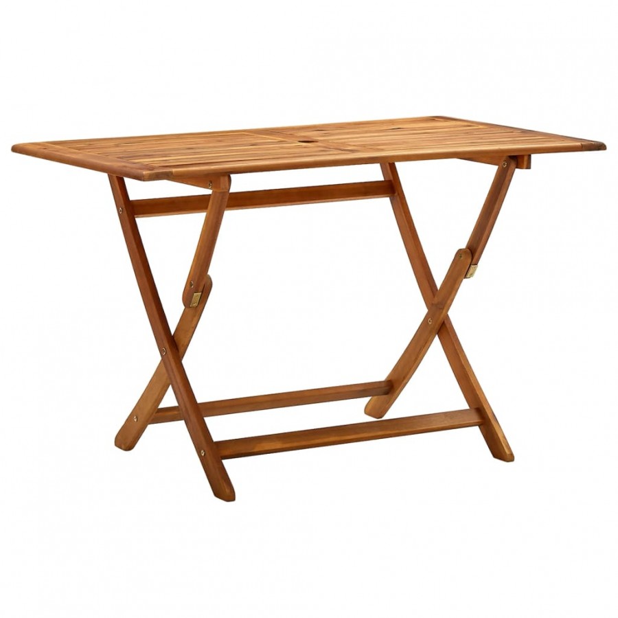 Table de jardin pliable 120x70x75 cm Bois d'acacia massif