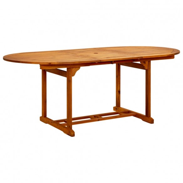 Table de jardin 200x100x75 cm Bois d'acacia massif