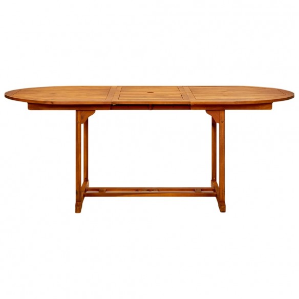 Table de jardin 200x100x75 cm Bois d'acacia massif