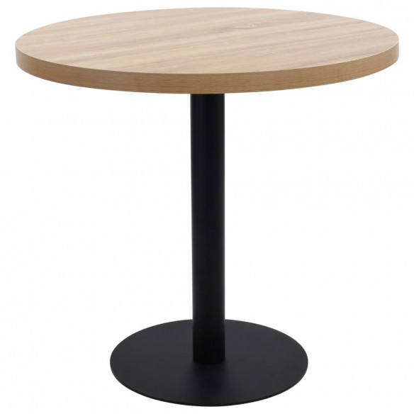 Table de bistro Marron clair 80 cm MDF