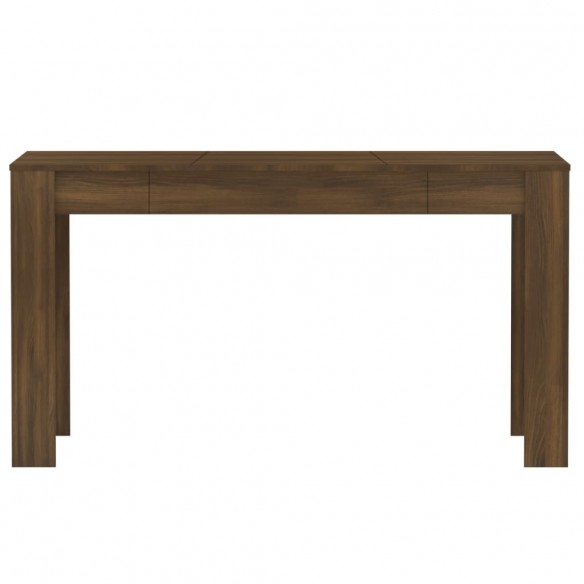 Table à dîner Chêne marron 140x74,5x76 cm Bois d'ingénierie