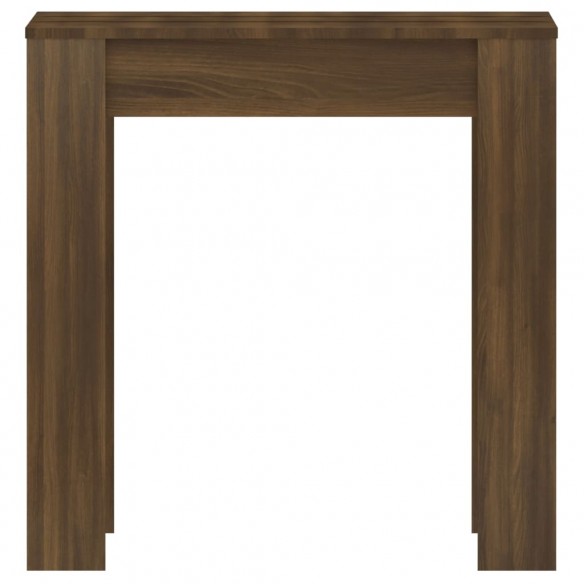 Table à dîner Chêne marron 140x74,5x76 cm Bois d'ingénierie