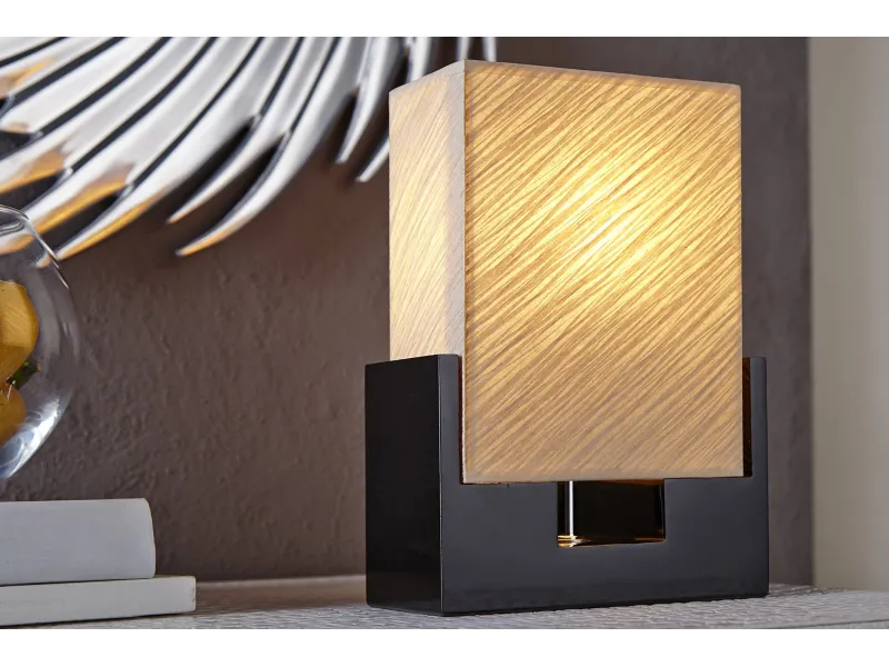 Lampe design en tissu de latex plissé beige