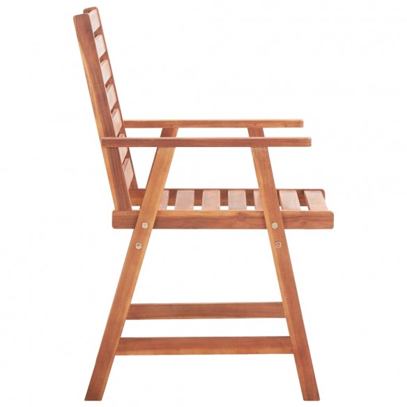 Chaises de salle à manger d'extérieur 3 pcs Acacia massif