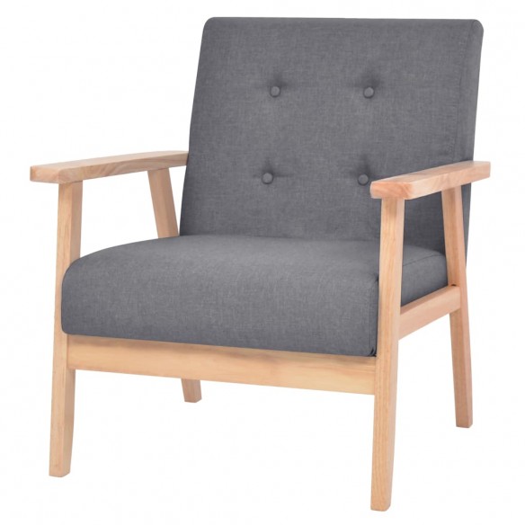 Fauteuil Gris foncé Tissu