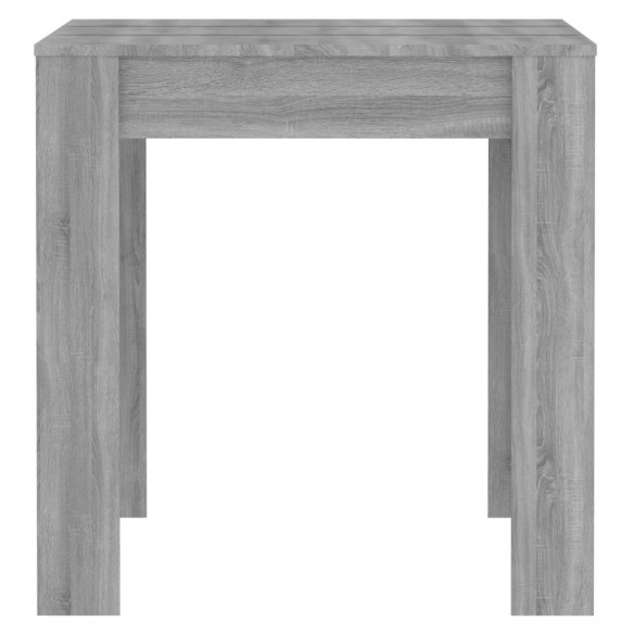 Table à dîner Sonoma gris 140x74,5x76 cm Bois d'ingénierie