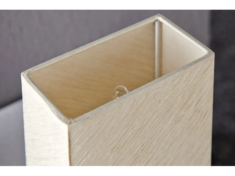 Lampe design en tissu de latex plissé beige