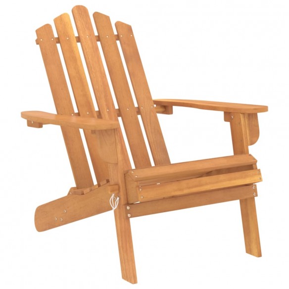 Chaise de jardin Adirondack Bois d'acacia massif