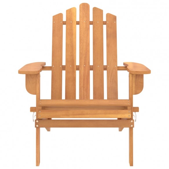 Chaise de jardin Adirondack Bois d'acacia massif