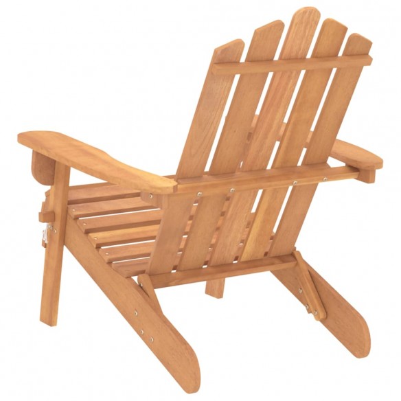 Chaise de jardin Adirondack Bois d'acacia massif