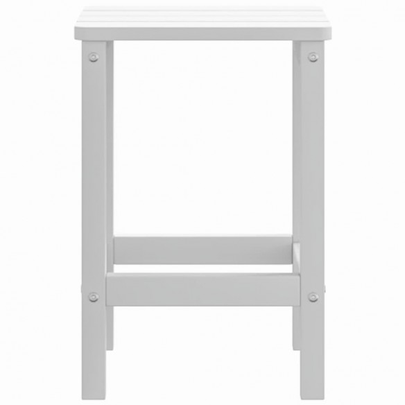 Table de jardin Adirondack Blanc 38x38x46 cm PEHD