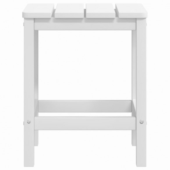 Table de jardin Adirondack Blanc 38x38x46 cm PEHD