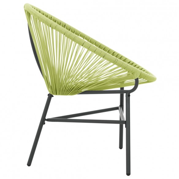 Chaise de jardin Acapulco Résine tressée Vert