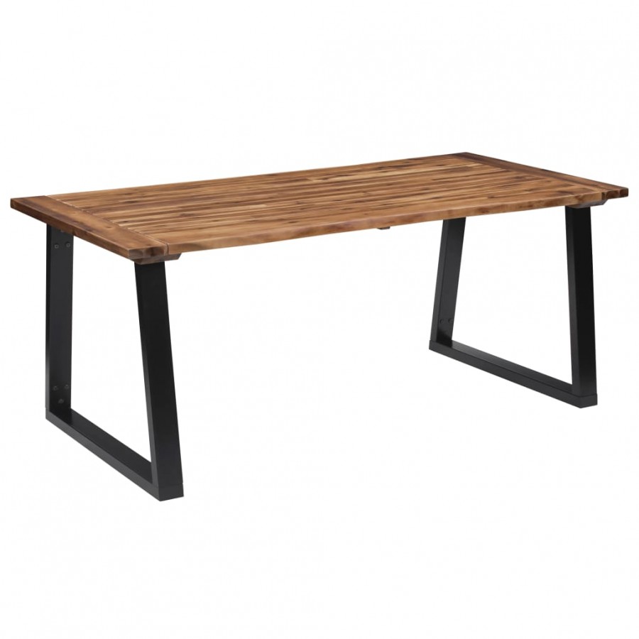 Table de salle à manger Bois d'acacia massif 180x90 cm