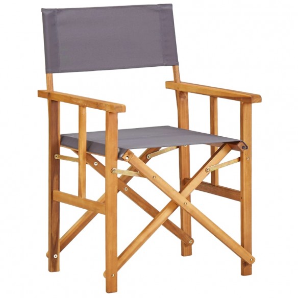 Chaises de metteur en scène 2 pcs Bois massif d'acacia