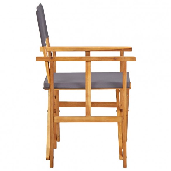 Chaises de metteur en scène 2 pcs Bois massif d'acacia