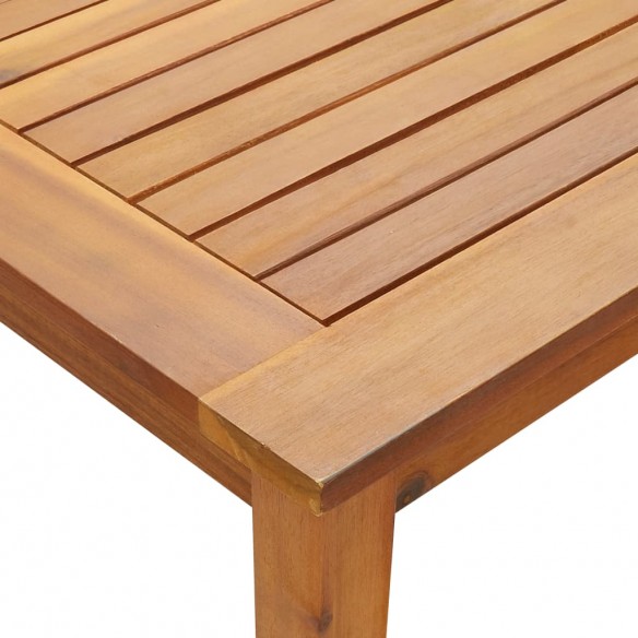 Table de jardin 140x80x74 cm Bois d'acacia massif