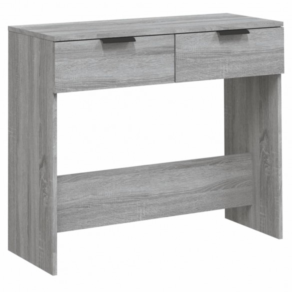 Table console Sonoma gris 90x36x75 cm Bois d'ingénierie