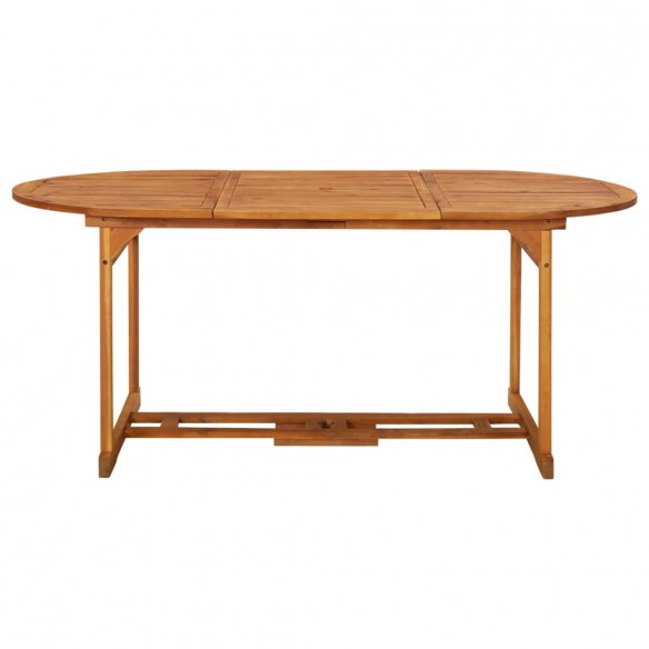 Table à dîner de jardin 180x90x75 cm Bois d'acacia solide