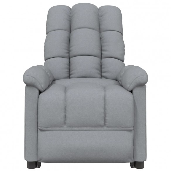 Fauteuil de massage Gris clair Tissu