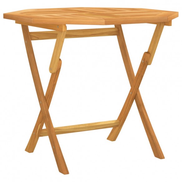 Table pliable de jardin 85x85x76 cm Bois de teck solide