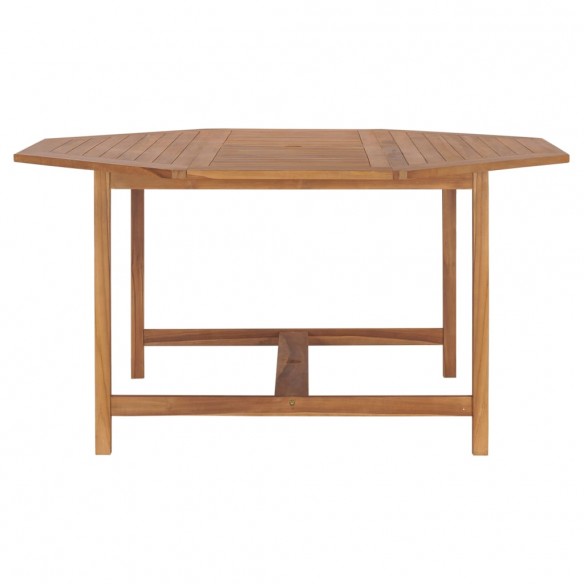 Table de jardin 150x150x75 cm Bois de teck solide