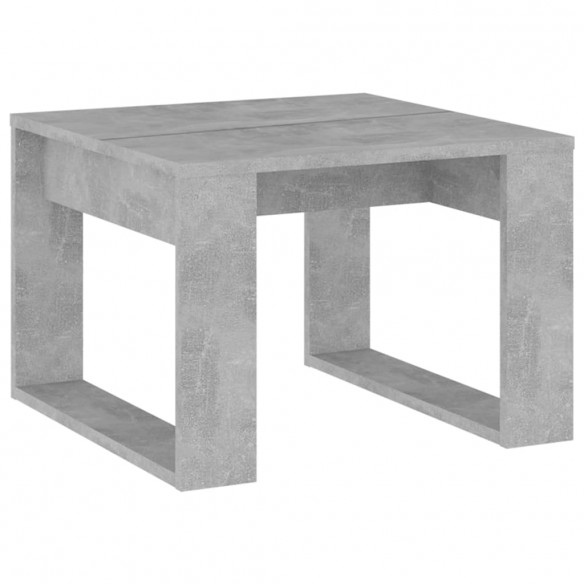 Table d'appoint Gris béton 50x50x35 cm Aggloméré