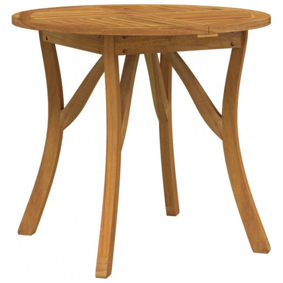 Table de jardin Ø 85 cm Bois d'acacia solide