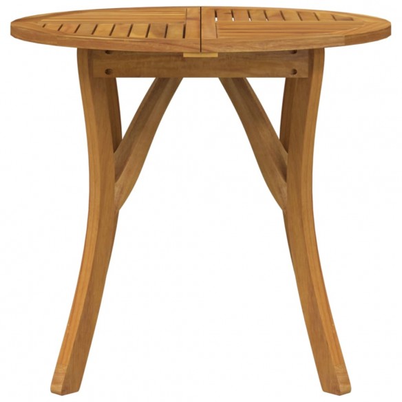 Table de jardin Ø 85 cm Bois d'acacia solide