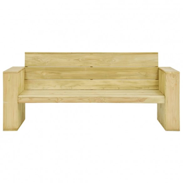 Banc de jardin 179 cm Bois de pin imprégné