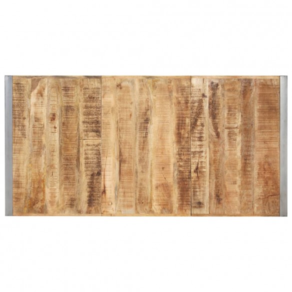 Table à dîner 200x100x75 cm Bois de manguier massif brut