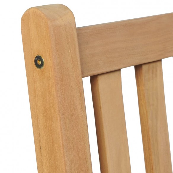 Chaises de jardin 6 pcs avec coussins crème Bois de teck massif