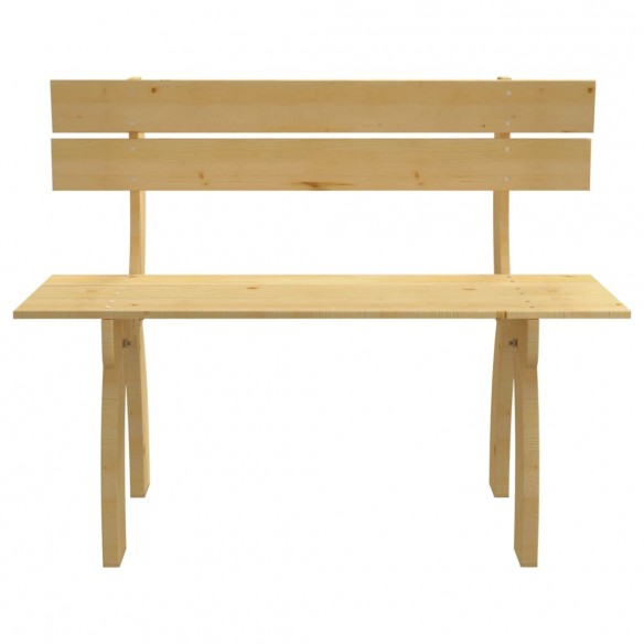 Banc de jardin 150 cm Bois de pin imprégné