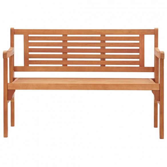 Banc pliable de jardin 120 cm Bois d'eucalyptus solide