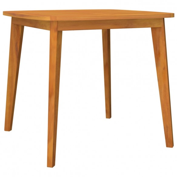 Table de jardin 85x85x75 cm Bois d'acacia solide