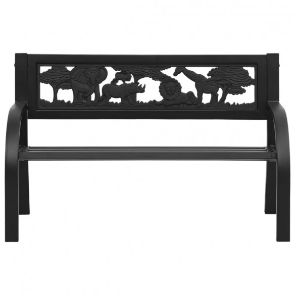 Banc de jardin pour enfants 86 cm Acier