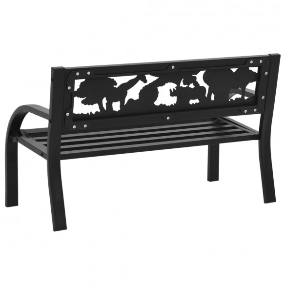 Banc de jardin pour enfants 86 cm Acier