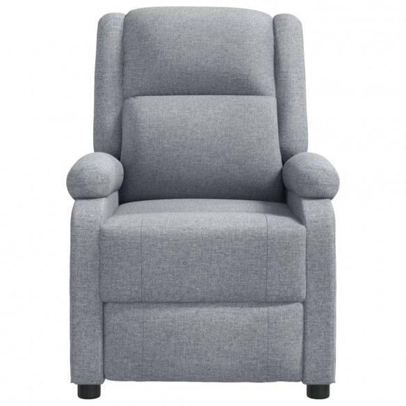 Fauteuil de massage Gris clair Tissu