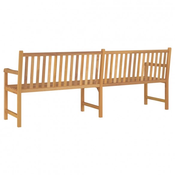 Banc de jardin 228 cm Bois de teck solide